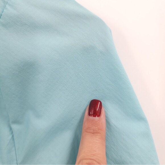 Marmot "Air Lite" Packable Jacket Hooded Water Resistant Lightweight Blue - Picture 12 of 15